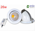 Diodo emissor de luz Rotatable Downlight no brilho alto 130lm / W de 10W 15W 26W